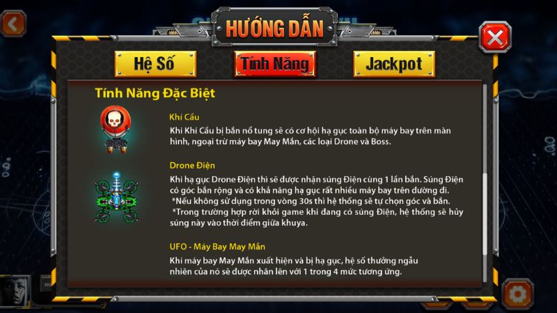 Bắn cá Đại Chiến B52 King88 - Hạ gục máy bay, nhận thưởng hấp dẫn 2 Tính năng đặc biệt trong game bắn cá Đại Chiến B52